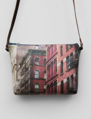 bolso asa de cuero new york detalle unikkocomplementos